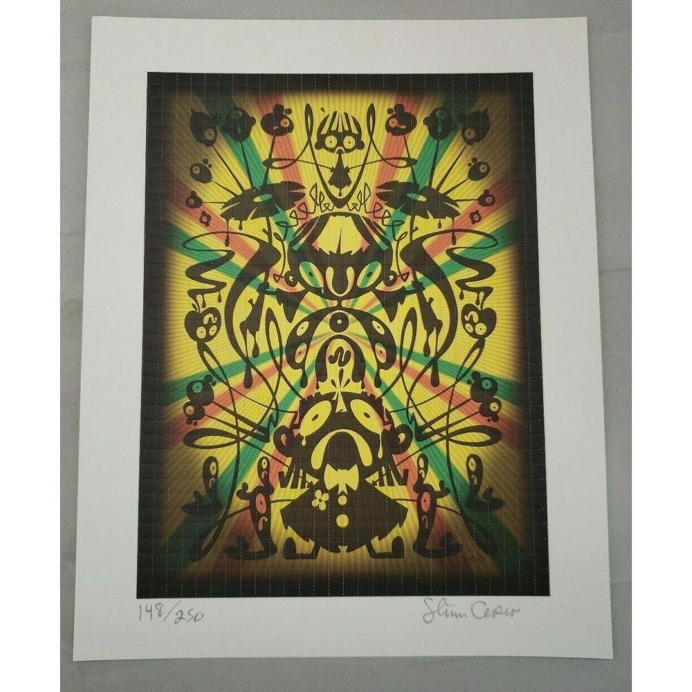 Steven Cerio  signed  blotter art print limited‎ edition art